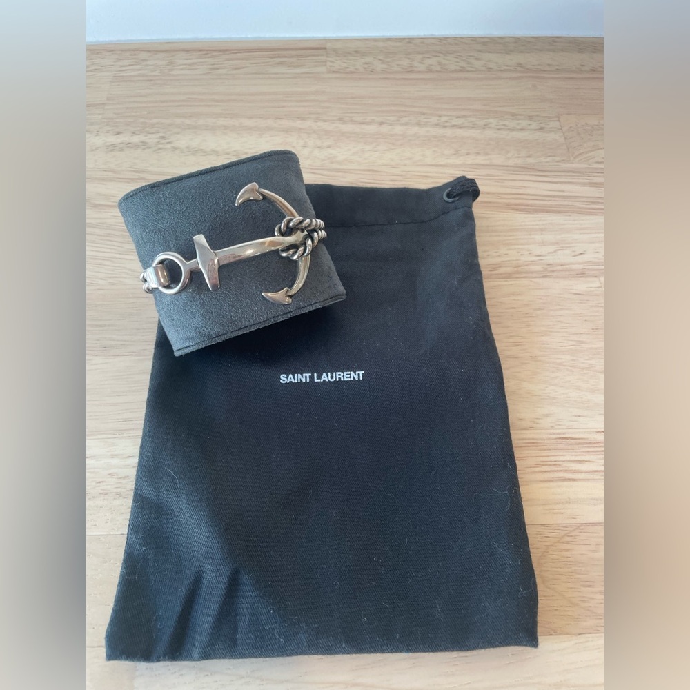 Saint Laurent Anchor Cuff Bracelet